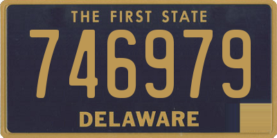 DE license plate 746979