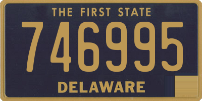 DE license plate 746995