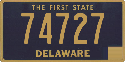 DE license plate 74727