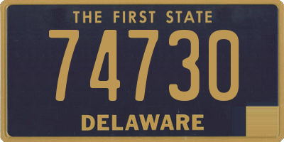 DE license plate 74730
