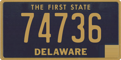 DE license plate 74736