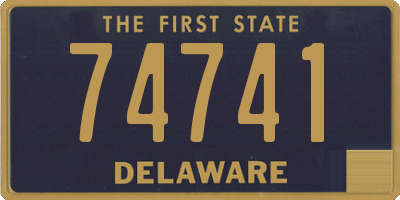 DE license plate 74741