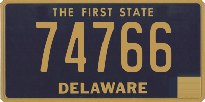 DE license plate 74766