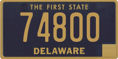DE license plate 74800