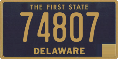 DE license plate 74807