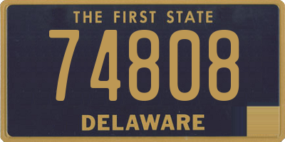 DE license plate 74808
