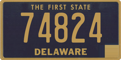 DE license plate 74824
