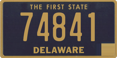DE license plate 74841