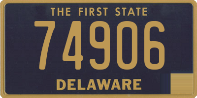 DE license plate 74906