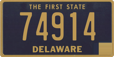 DE license plate 74914