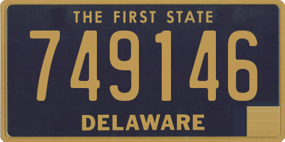 DE license plate 749146