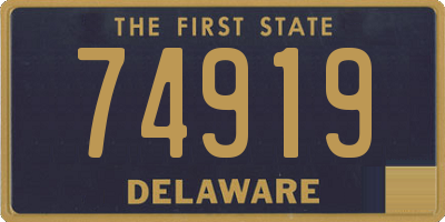 DE license plate 74919