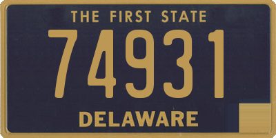 DE license plate 74931