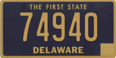 DE license plate 74940