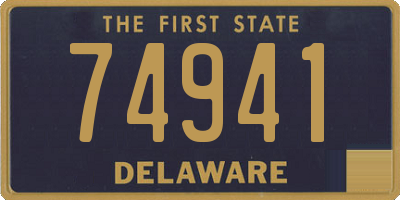 DE license plate 74941