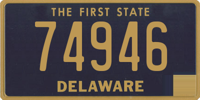 DE license plate 74946