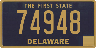 DE license plate 74948