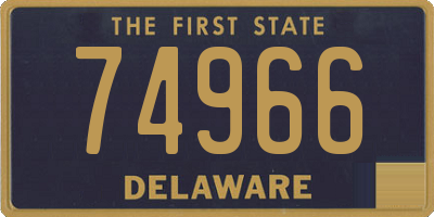 DE license plate 74966