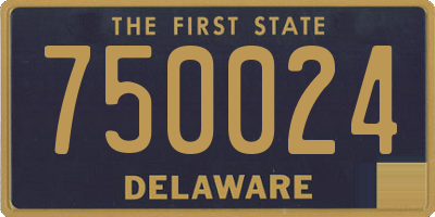 DE license plate 750024