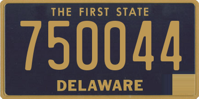 DE license plate 750044