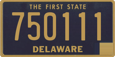 DE license plate 750111