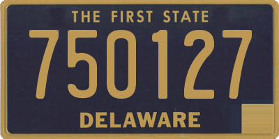 DE license plate 750127