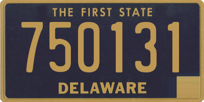 DE license plate 750131