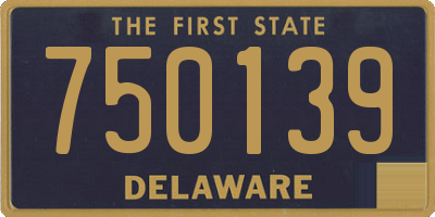 DE license plate 750139