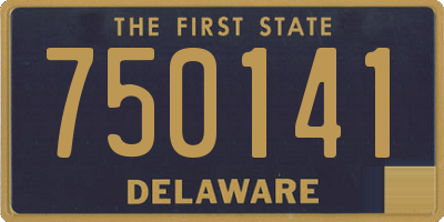DE license plate 750141