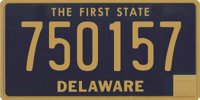 DE license plate 750157