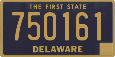 DE license plate 750161
