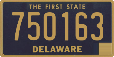 DE license plate 750163