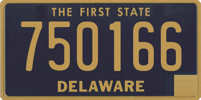 DE license plate 750166