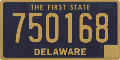 DE license plate 750168