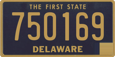 DE license plate 750169