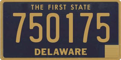 DE license plate 750175
