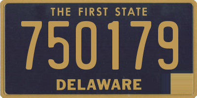 DE license plate 750179