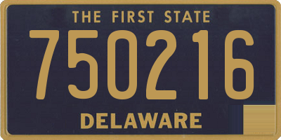 DE license plate 750216