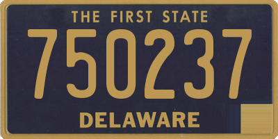 DE license plate 750237