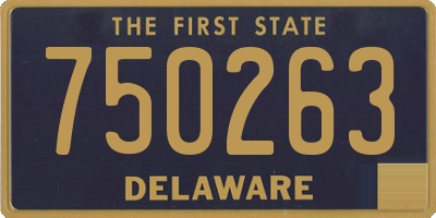 DE license plate 750263