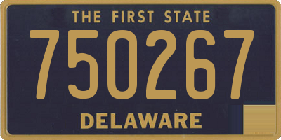 DE license plate 750267