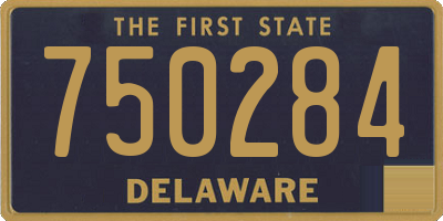 DE license plate 750284