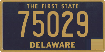 DE license plate 75029