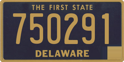 DE license plate 750291