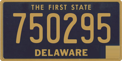 DE license plate 750295