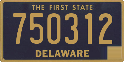 DE license plate 750312