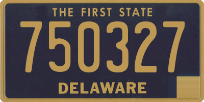 DE license plate 750327