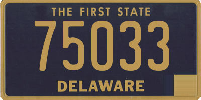 DE license plate 75033