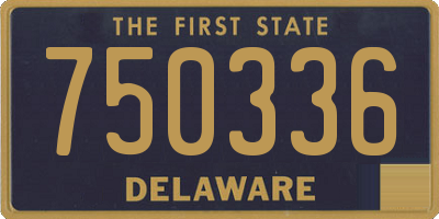 DE license plate 750336