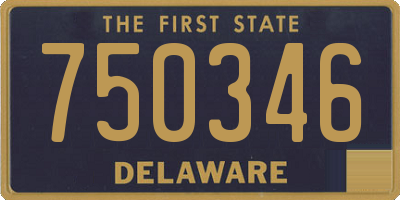 DE license plate 750346